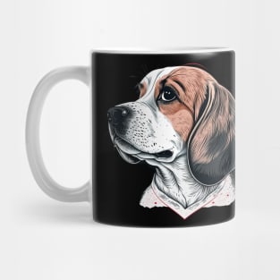 Beagle Valentine's Day Mug